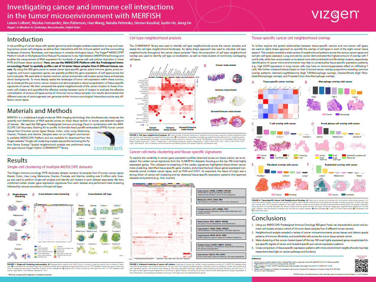 Vizgen SITC 2023 CancerImmune Interactions Vizgen